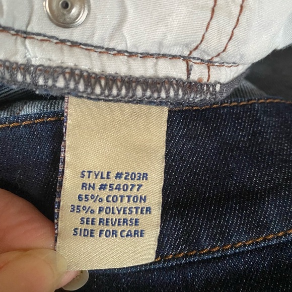 Cabi Boot Cut Dark Wash Jeans Style #203R Business Casual Dress Jeans - Picture 7 of 11